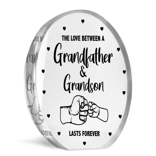 Grandad Gifts from Grandson Beautiful Acrylic Plaque