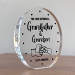 Grandad Gifts from Grandson Beautiful Acrylic Plaque