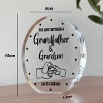 Grandad Gifts from Grandson Beautiful Acrylic Plaque