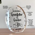 Grandad Gifts from Grandson Beautiful Acrylic Plaque