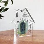 Personalised First Christmas In Your New Home Acrylic Christmas 