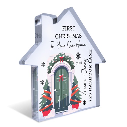 Personalised New Home Gift First Christmas in Your New Home