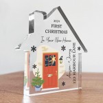 First Christmas in Your New Home Gift Personalised Acrylic