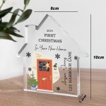 First Christmas in Your New Home Gift Personalised Acrylic