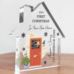 First Christmas in Your New Home Gift Personalised Acrylic