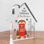 Personalised First Christmas New Home Acrylic Ornament Gifts