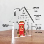 Personalised First Christmas New Home Acrylic Ornament Gifts