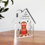 Personalised First Christmas New Home Acrylic Ornament Gifts