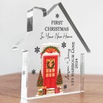 Personalised First Christmas New Home Acrylic Ornament Gifts