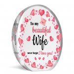 Wife Gifts Best Wife Birthday Gift for Wife Christmas Plaque