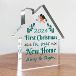 Personalised First Christmas in Our New Home Gift For Couple