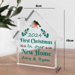 Personalised First Christmas in Our New Home Gift For Couple