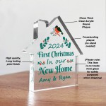 Personalised First Christmas in Our New Home Gift For Couple