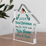 Personalised First Christmas in Our New Home Gift For Couple