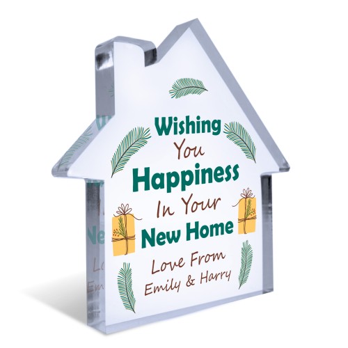 Wishing You Happiness In Your New Home Personalised Gift