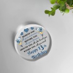 Novelty 13th Birthday Gifts For Son Grandson Inspirational Sign