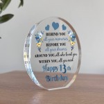 Novelty 13th Birthday Gifts For Son Grandson Inspirational Sign