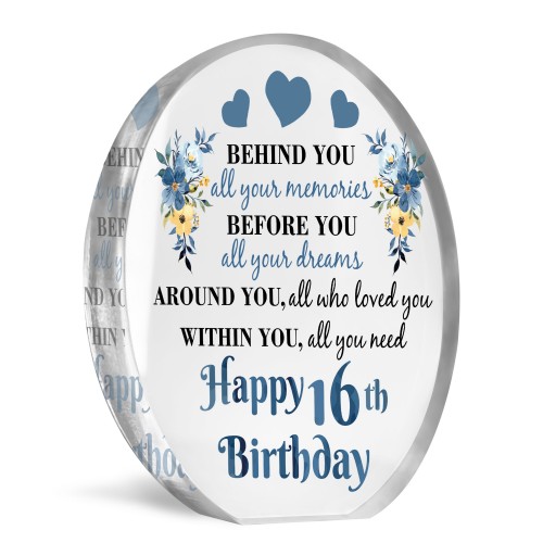 Novelty 16th Birthday Gift For Son Grandson Nephew Inspirational