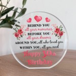 Novelty 30th Birthday Gifts For Daughter Auntie Sister