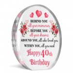 Novelty 40th Birthday Gifts For Mum Auntie Sister Friend