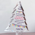 Sister Gifts Acrylic Plaque Sister Gifts Christmas From Brother