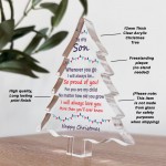 Son Gifts Acrylic Plaque Son Gifts Christmas From Mum Dad