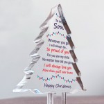 Son Gifts Acrylic Plaque Son Gifts Christmas From Mum Dad