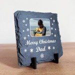 Personalised Dad Christmas Slate Photo Plaque Gifts For Dad