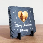 Personalised Mummy Christmas Slate Photo Plaque Gifts For Mummy