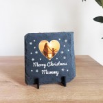 Personalised Mummy Christmas Slate Photo Plaque Gifts For Mummy