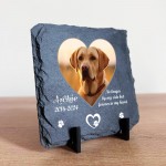 Pet Loss Memorial Plaque Personalised with Photo and Text