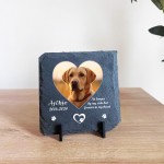 Pet Loss Memorial Plaque Personalised with Photo and Text