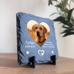 Pet Loss Memorial Plaque Personalised with Photo and Text