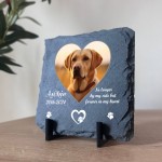 Pet Loss Memorial Plaque Personalised with Photo and Text