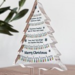 Funny Colleague Gift For Christmas Acrylic Christmas Tree