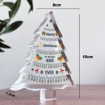 AUNT Gift Christmas Acrylic Christmas Tree Gift For Her