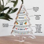 AUNT Gift Christmas Acrylic Christmas Tree Gift For Her