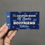 Boyfriend Coupon Book Novelty Gift For Him Couples Christmas