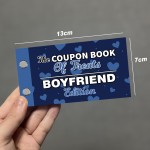 Boyfriend Coupon Book Novelty Gift For Him Couples Christmas