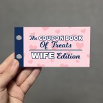 Wife Coupon Book Novelty Gift For Her Couples Christmas 