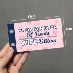 Wife Coupon Book Novelty Gift For Her Couples Christmas 