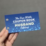 Husband Coupon Book Gift for Him, Anniversary Birthday Present