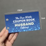 Husband Coupon Book Gift for Him, Anniversary Birthday Present