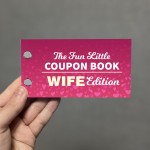 Wife Coupon Book Gift For Christmas Birthday Anniversary