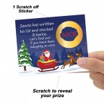 Naughty or Nice Christmas Scratch Card Scratch To Reveal