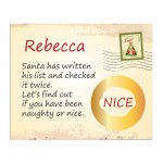 Christmas Scratch Card Naughty or Nice Scratch To Reveal 