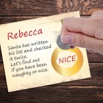 Christmas Scratch Card Naughty or Nice Scratch To Reveal 