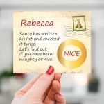 Christmas Scratch Card Naughty or Nice Scratch To Reveal 