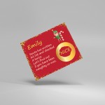 Personalised Christmas Scratch Card Naughty Nice Scratch Reveal