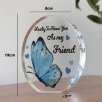 Best Friend Birthday Gifts Butterfly Plaque Friendship Gifts